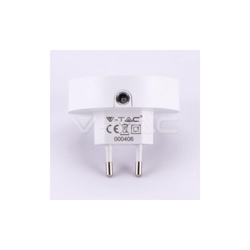 Lampka Nocna LED z USB V-TAC SAMSUNG CHIP Okrągła VT-84 3000K