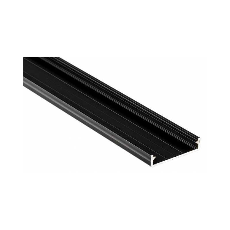 Profil LED aluminiowy - LUMINES Typ Solis Czarny anodowany 1m