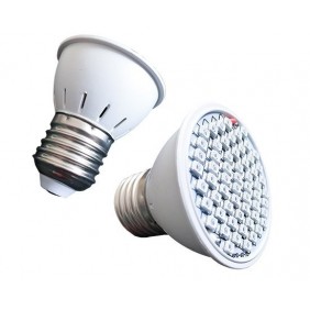 Lampa LED do hodowli roślin 4W E27 - Czerwona/niebieska