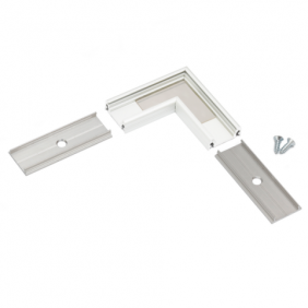 Łącznik kątowy 90° do profilu aluminiowego LED - SURFACE14 biały