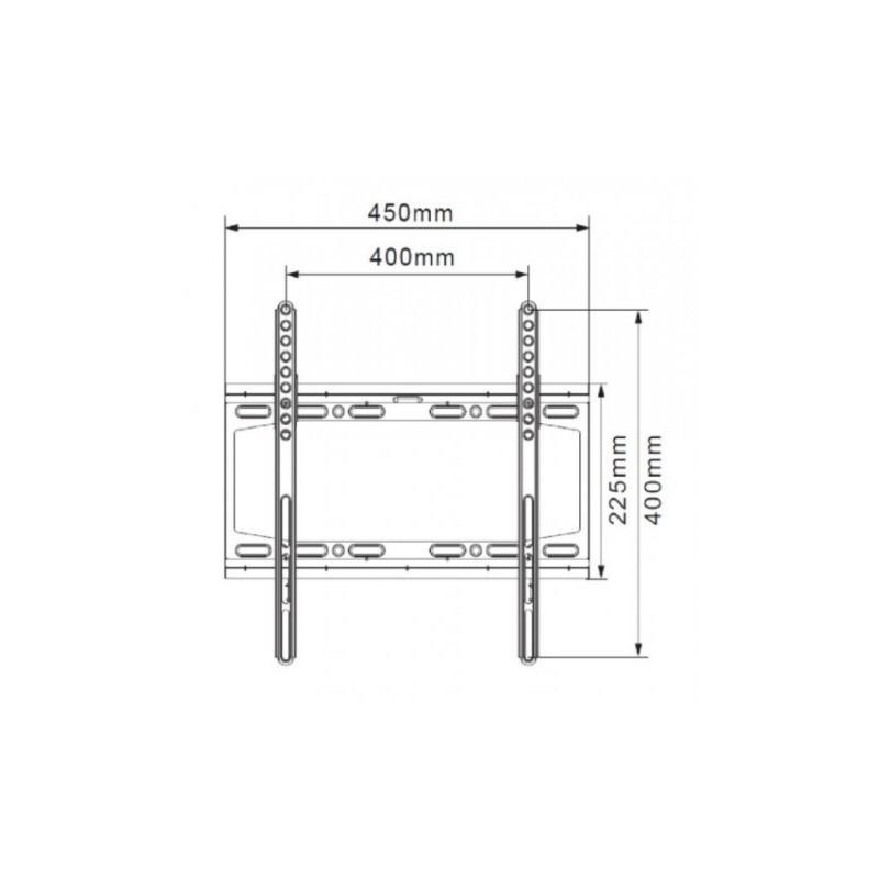 UCHWYT DO TV LED/LCD 23-55" 25KG CV-28 brak regulacji OEM