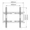 UCHWYT DO TV LED/LCD 23-55" 25KG CV-28 brak regulacji OEM