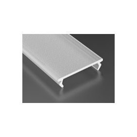 Klosz Double PMMA Frosted Mleczny - 2 metry - do profilu aluminiowego