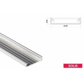 Profil LED aluminiowy - LUMINES Typ Solis Srebrny anodowany 1m