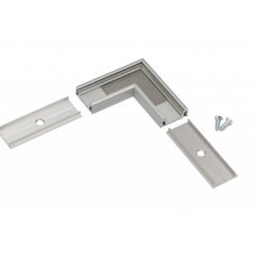 Łącznik kątowy 90° do profilu aluminiowego LED - SURFACE14 srebrny