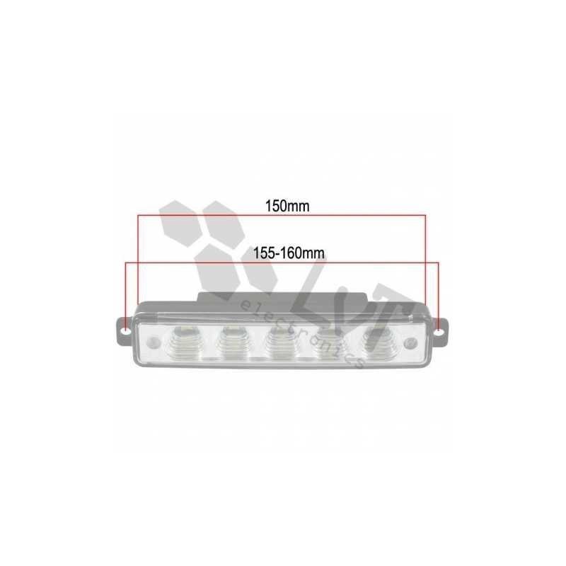 Światła do jazdy dziennej 2x5 SMD 5050 przyk automat
