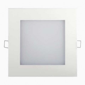 Plafon LED 6W ART podtynkowy, kwadratowy, METAL 108x108mm - biała dzienna