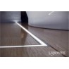 Profil LED podłogowy LUMINES Typ Terra - Biały lakierowany 1m