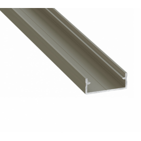 Profil LED nawierzchniowy DUAL inox - 1m