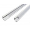 Profil aluminiowy narożnikowy do taśm LED LUMINES typ C - biały - 1 metr
