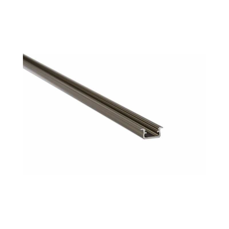 Profil aluminiowy wpuszczany do taśm LED LUMINES - inox - 1 metr