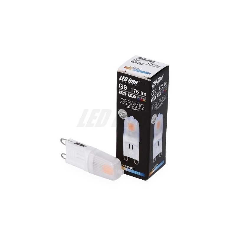 Żarówka LED G9 Ceramic 220-240V 2,2W 176lm LedLine® - biała dzienna