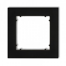 Ramka pojedyncza MINI czarna mat 12MR-1 uniwersalna