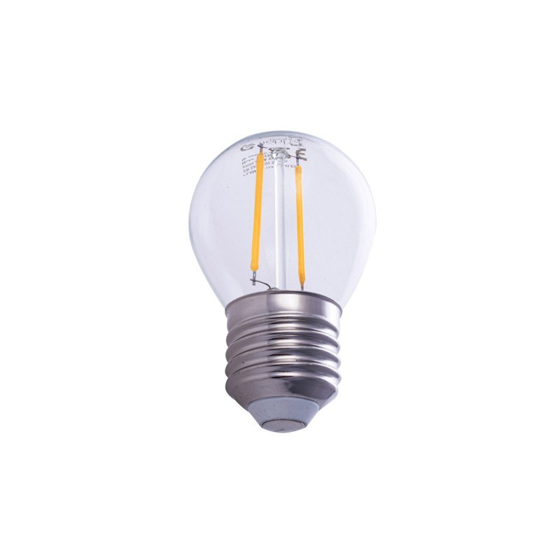 Żarówka Filamentowa LED 2W E27 G45 2700K