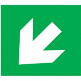 Piktogram do VELLA 123x123 strzałka prawy dół-lewy dół / prawa góra-lewa góra