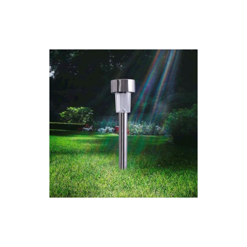 LAMPKA OGRODOWA SOLARNA INOX