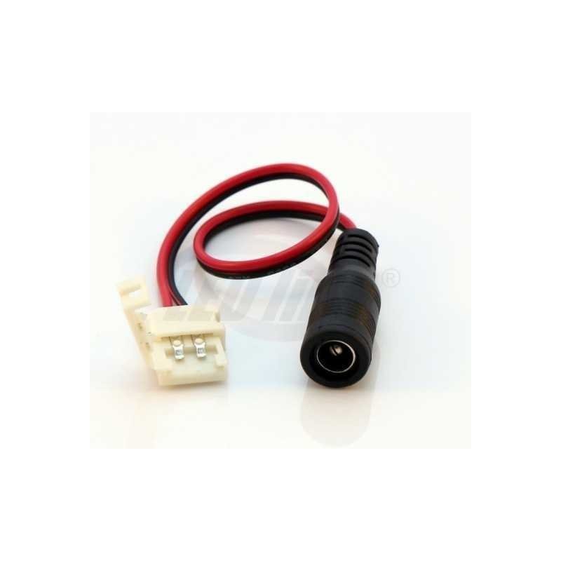 Złączka do taśm LED 3528 SMD z przewodem i gniazdem DC
