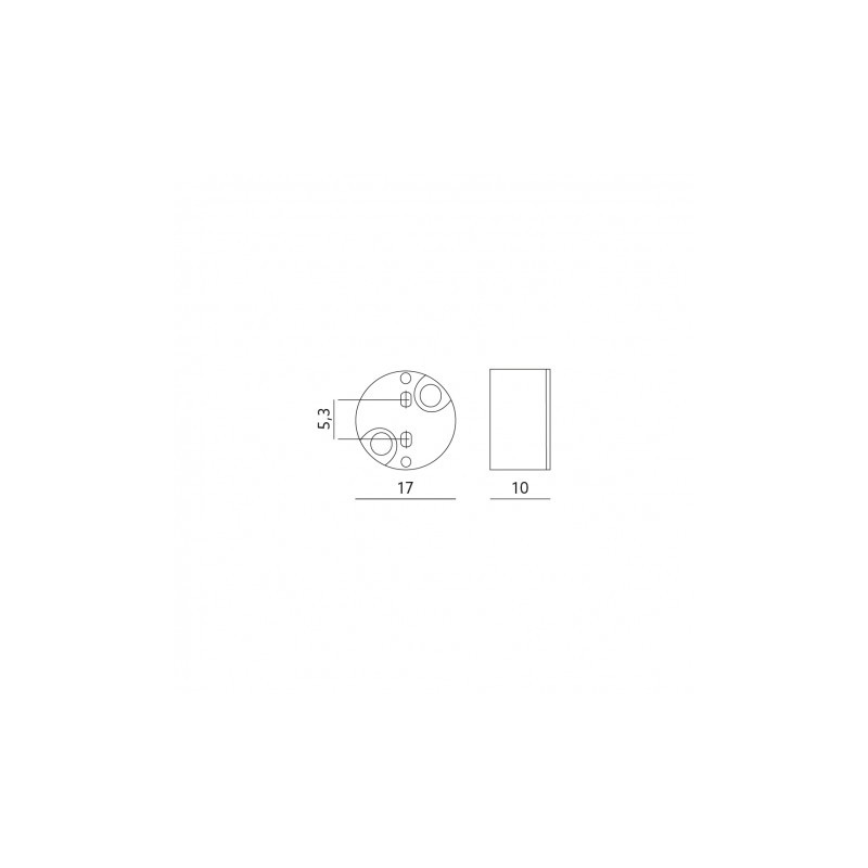Oprawka ceramiczna K001 na trzonek G5.3