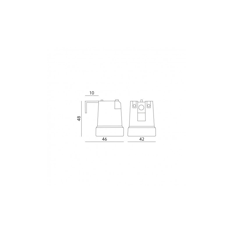 Oprawka ceramiczna K003 na gwint E27