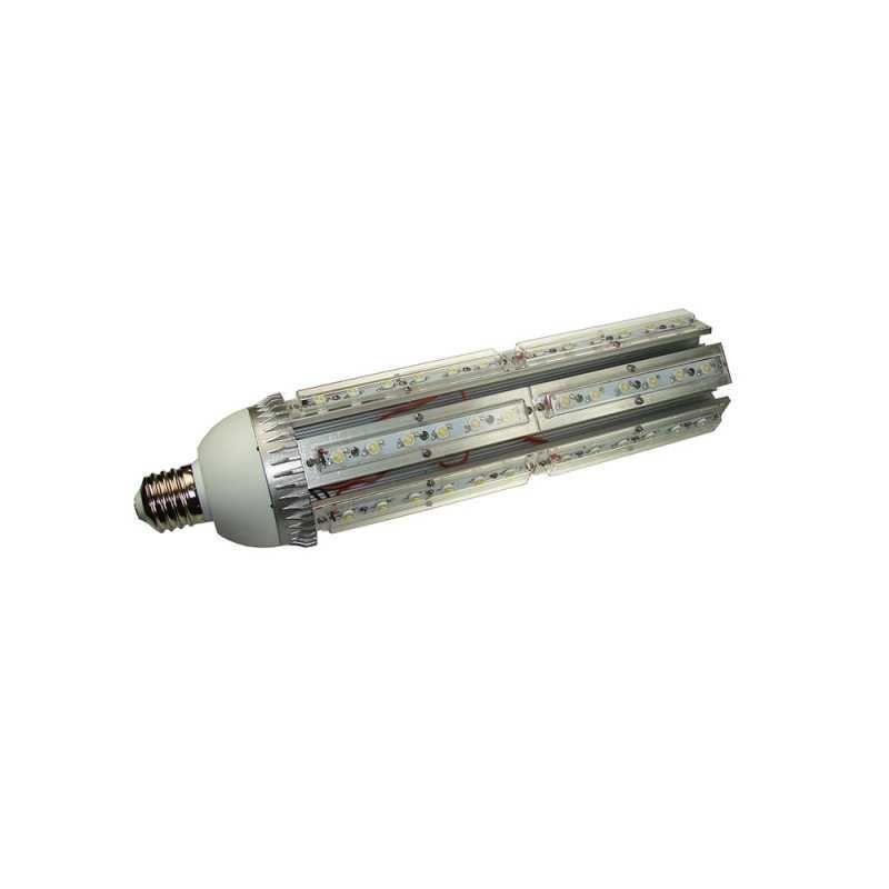 Żarówka uliczna LED E40 6 sekcji 72W - biała zimna