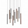 P0461-11A-B5Sc Loya Lampa Wisząca Chrome+Gold+Copper