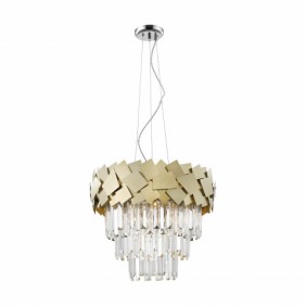 P0506-06A-F4E3 QUASAR LAMPA WISZĄCA ZŁOTA/GOLD