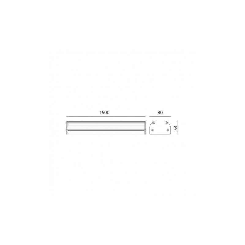 Oprawa LED HPL1 PRO 75W 120 stopni 5000K IP65