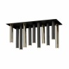 C0461-11C-P7Sd Loya Lampa Sufitowa Czarny Mat+Złota/Matt Black+French Gold