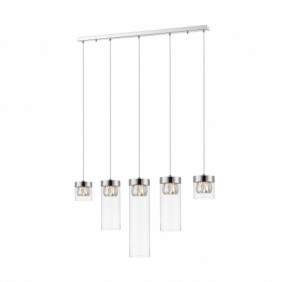 P0389-05E-B5AC GEM LAMPA WISZĄCA CHROME