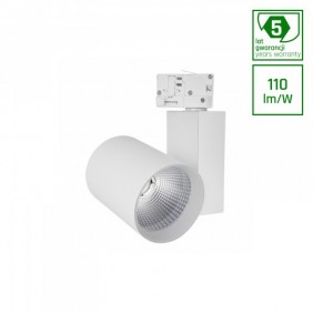 Biała lampa szynowa LED 10W MDR GEMINA 1 830 12ST - 3000K