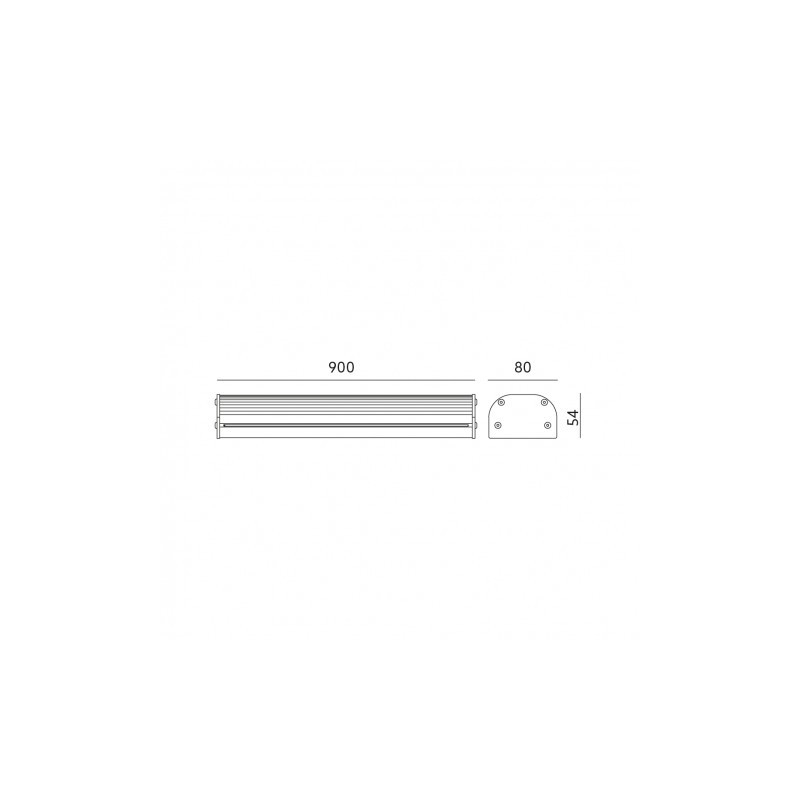 Oprawa LED HPL1 PRO 45W 120 stopni 5000K IP65