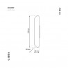 Kinkiet LIBRA 2xE14