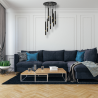 Lampa wisząca MONZA BLACK / GOLD 7xG9 8W
