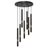Lampa wisząca MONZA BLACK / GOLD 7xG9 8W