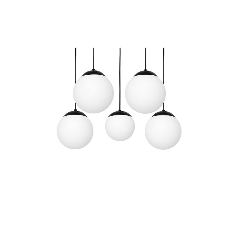 Lampa wisząca LIMA BLACK 5xE14