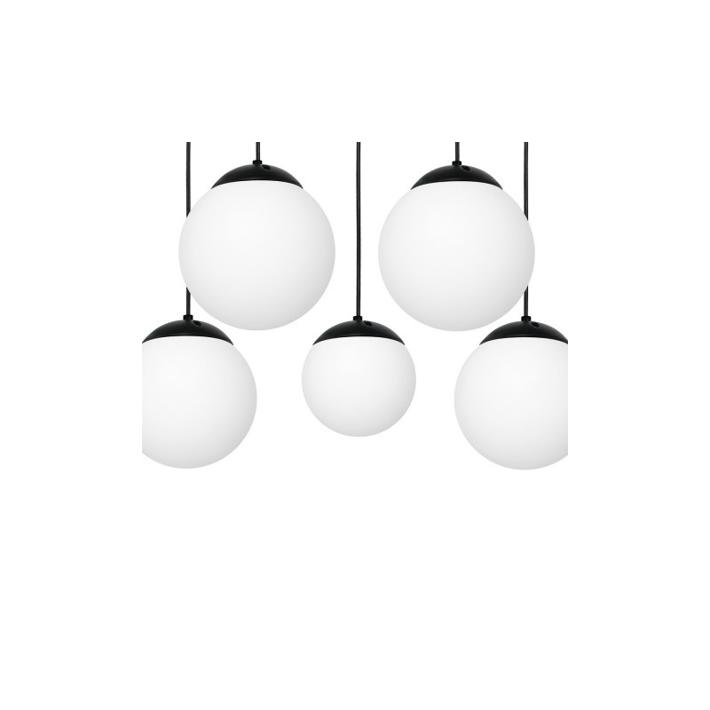 Lampa wisząca LIMA BLACK 5xE14