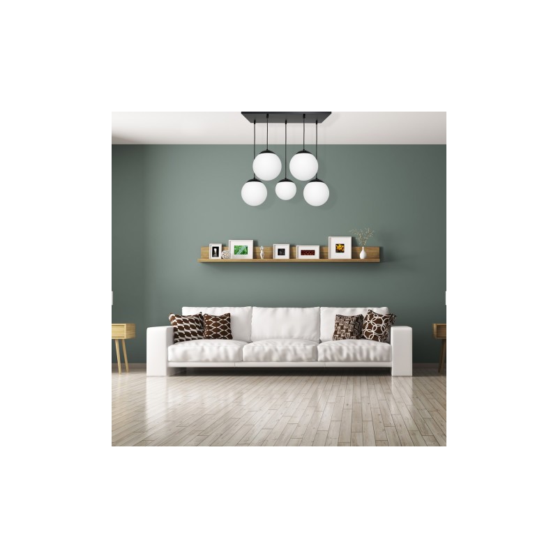Lampa wisząca LIMA BLACK 5xE14