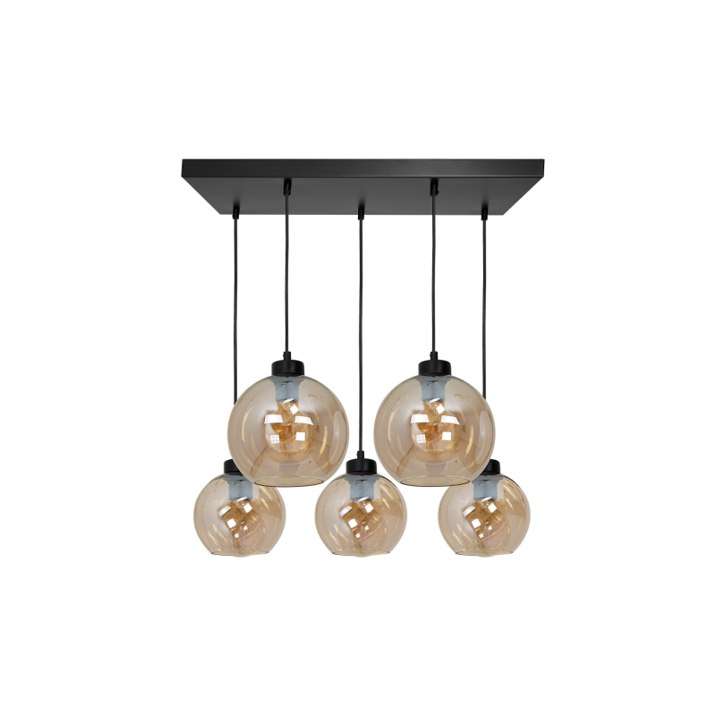 Lampa wisząca SOFIA AMBER 5xE27