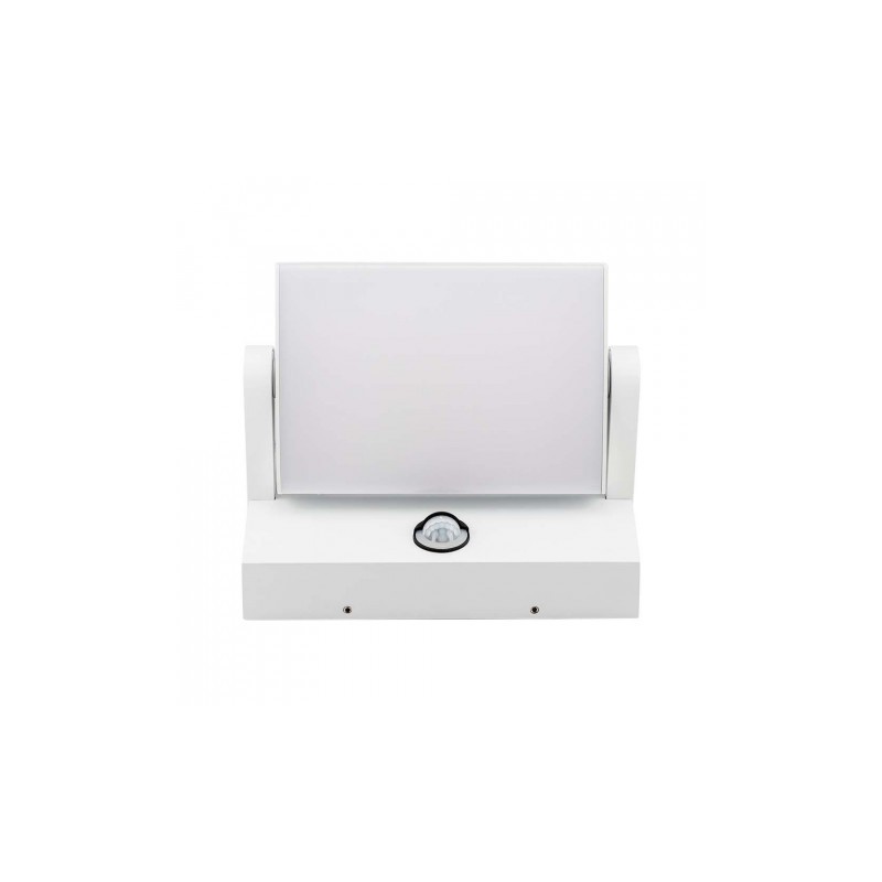 Oprawa Elewacyjna Ścienna V-TAC 17W LED Czujnik Ruchu Biała IP65 VT-11020S 3000K 2520lm