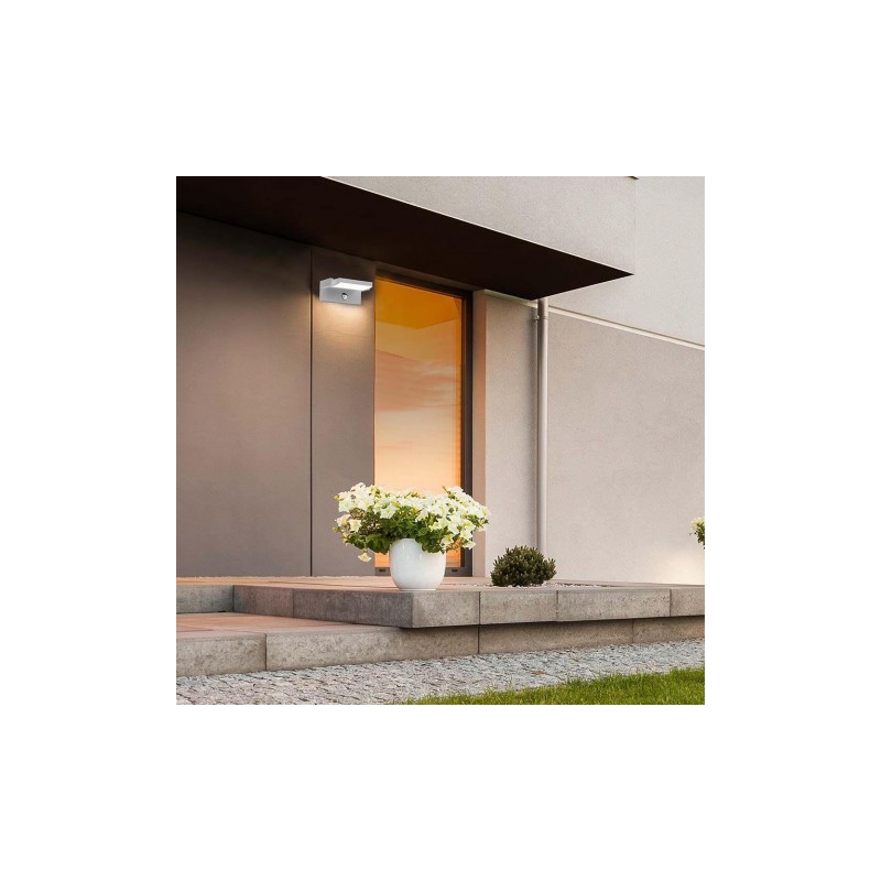 Oprawa Elewacyjna Ścienna V-TAC 17W LED Czujnik Ruchu Biała IP65 VT-11020S 3000K 2520lm