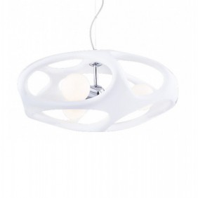 Lampa wisząca akrylowa biała