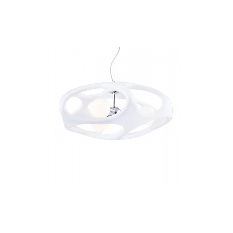 Lampa wisząca akrylowa biała