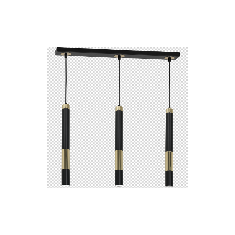Lampa wisząca DALLAS GOLD 3xGU10 Listwa