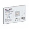 Oprawa Gipsowa V-TAC Kinkiet Ścienny G9 Biały 400x400 VT-11005 3 Lata Gwarancji