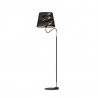 Lampa stojąca HERMES Black/Gold 1xE27