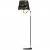 Lampa stojąca HERMES Black/Gold 1xE27