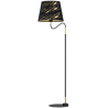 Lampa stojąca HERMES Black/Gold 1xE27