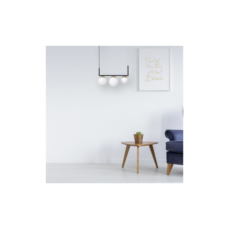 Lampa wisząca SPARTA BLACK / GOLD 3xE14