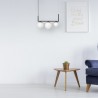 Lampa wisząca SPARTA BLACK / GOLD 3xE14