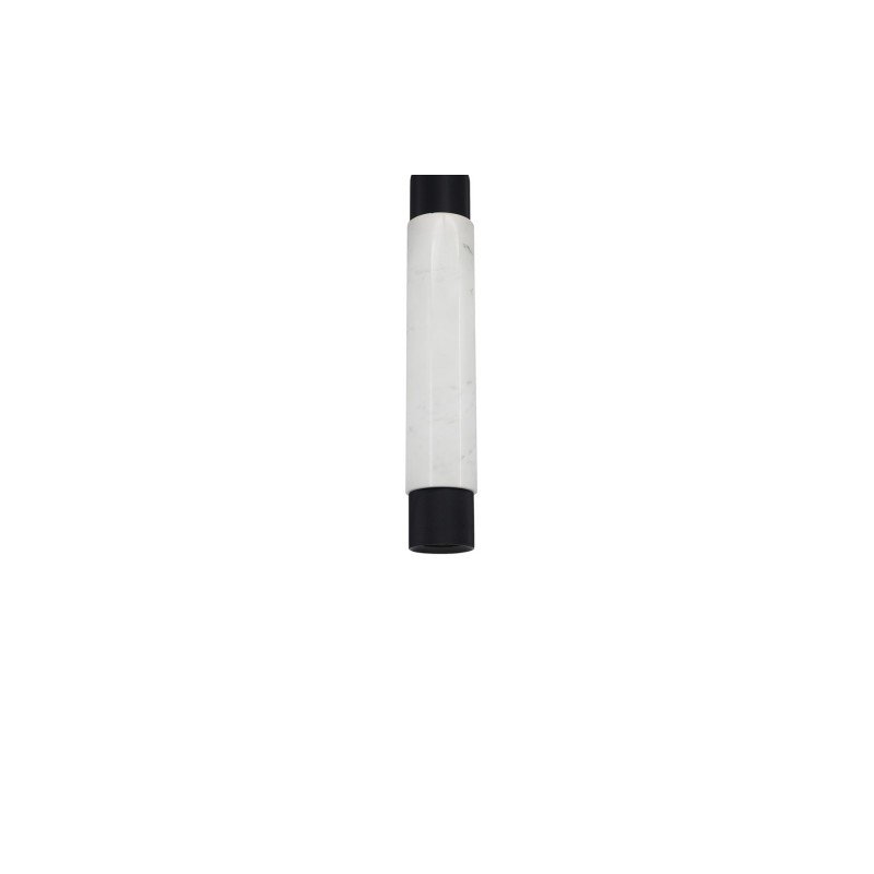 Lampa wisząca MARBLE WHITE/BLACK 1xGU10